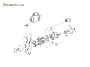 MERCEDES-BENZ 0011510713 — MERCEDES BENZ GENUINE PINION A0011510713