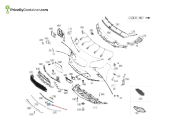 MERCEDES-BENZ 0019845629 — MERCEDES BENZ GENUINE CLIP A0019845629