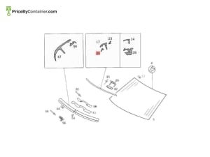MERCEDES-BENZ 0019874060 — Mercedes-Benz Genuine ADD. MASS ENGINE CARRIER 0019874060