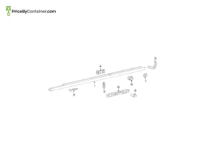 MERCEDES-BENZ 0019901492 — MERCEDES BENZ GENUINE EXPANSION RIVET A0019901492