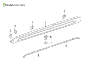 MERCEDES-BENZ 001991227164 — Mercedes-Benz Genuine FASTENING CLIP 001991227164
