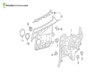 MERCEDES-BENZ 0019916998 — Mercedes-Benz Genuine COVER CLIP 0019916998