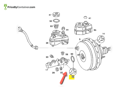 MERCEDES-BENZ 0025869643 — MERCEDES BENZ REPAIR KIT BRAKE MASTER CYLINDER GIRLING GENUINE BRAKE SYSTEM 0025869643
