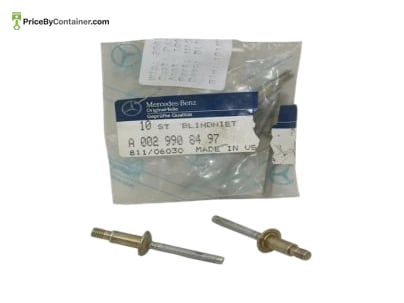 MERCEDES-BENZ 0029908497 — The Mercedes-Benz Genuine Bracket to Spring Link Left Rivet, available in a set of 6 pieces with part number…