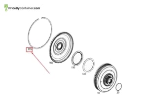 MERCEDES-BENZ 0029948740 — MERCEDES BENZ GENUINE SNAP RING A0029948740