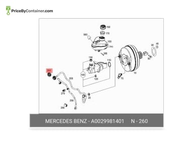MERCEDES-BENZ 0029981401 — Mercedes-Benz Genuine FEED-THROUGH GROMMET 0029981401
