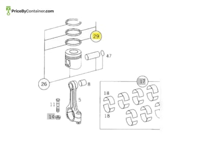 MERCEDES-BENZ 0030303524 — GENUINE MERCEDES BENZ PISTON RING 0030303524