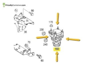 MERCEDES-BENZ 0054291044 — Mercedes-Benz Genuine Original New Relay Valve 0054291044 Functionality : The Mercedes-Benz Genuine Relay Valve…