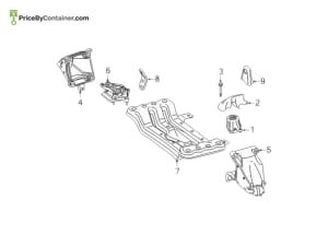 MERCEDES-BENZ 0059908150 — MERCEDES BENZ GENUINE NUT-AND-WASHER ASSEMBLY A0059908150
