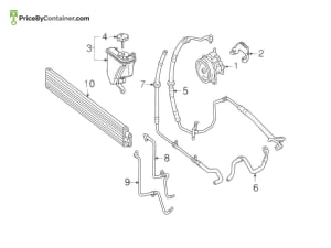 MERCEDES-BENZ 0064669801 — MERCEDES BENZ GENUINE POWER ST PUMP A0064669801