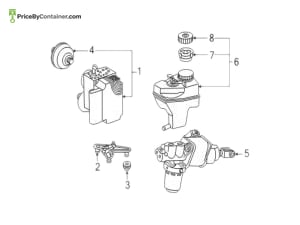 MERCEDES-BENZ 009431281280 — Mercedes-Benz Genuine SBC UNIT SL63AMG 009431281280