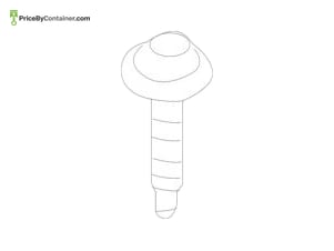 MERCEDES-BENZ 0109902604 — MERCEDES BENZ GENUINE FILLISTER HEAD SCREW A0109902604