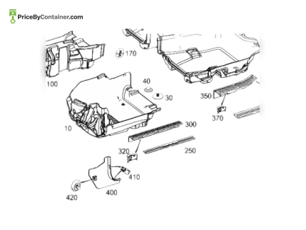 MERCEDES-BENZ 0129880978 — MERCEDES BENZ RAIL FASTENING CLAMP GENUINE BODY PARTS 0129880978