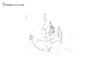 MERCEDES-BENZ 0229972182 — MERCEDES BENZ GENUINE HOSE A0229972182