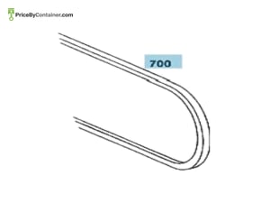 MERCEDES-BENZ 0949976603 — MERCEDES BENZ GENUINE V-BELT A0949976603