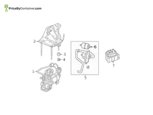 MERCEDES-BENZ 0993230100 — MERCEDES BENZ GENUINE MOUNTING 0993230500 A0993230100