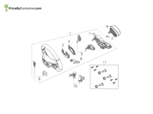 MERCEDES-BENZ 0994630500 — MERCEDES BENZ GENUINE MOUNTING PLATE A0994630500