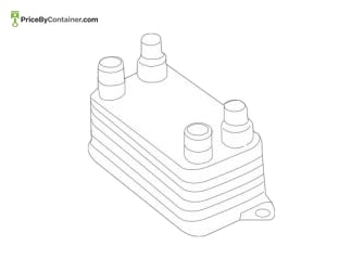 MERCEDES-BENZ 0995002300 — Mercedes-Benz Genuine GEAR OIL COOLER 0995002300