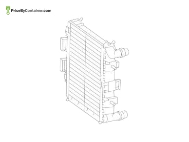 MERCEDES-BENZ 0995003701 — Mercedes-Benz Genuine AUXILARY RADIATOR 0995003701
