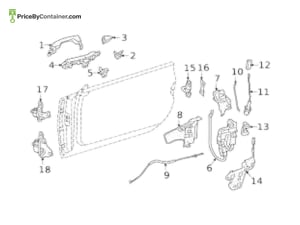 MERCEDES-BENZ 0997200701 — MERCEDES BENZ GENUINE DOOR LOCK A0997200701