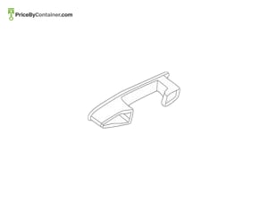 MERCEDES-BENZ 09976032059197 — Mercedes-Benz Genuine DOOR HANDLE 09976032059197