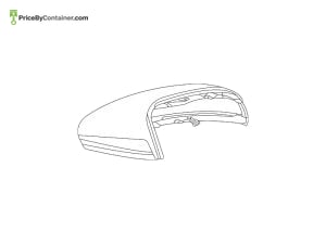 MERCEDES-BENZ 09981102009696 — Mercedes-Benz Genuine MIRROR SHELL 09981102009696