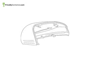 MERCEDES-BENZ 09981149009149 — MERCEDES BENZ GENUINE MIRROR SHELL A09981149009149