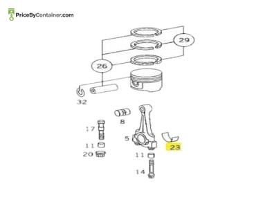 MERCEDES-BENZ 1020300360 — DESCRIPTION Mercedes-Benz Genuine Original New Connecting Rod Bearing Set 1020300360