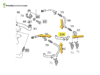 MERCEDES-BENZ 1020943682 — Mercedes-Benz Genuine Original New Air Dust Hose 1020943682 Usability : Filtered air is delivered from the air filter…
