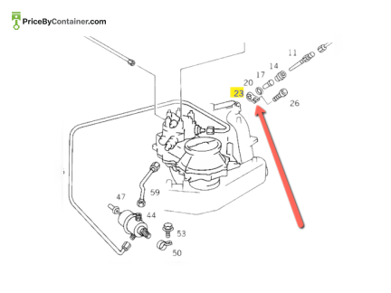 MERCEDES-BENZ 1030780041 — MERCEDES BENZ BRACKET INJUCTION VALVE GENUINE ENGINE PARTS 1030780041