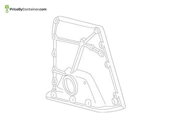 MERCEDES-BENZ 1040150702 — Mercedes-Benz Genuine TIMING COVER 1040150702