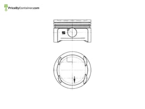 MERCEDES-BENZ 1040306017 — MERCEDES BENZ GENUINE PISTON A1040306017