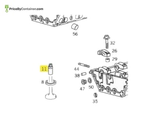 MERCEDES-BENZ 1040505224 — Mercedes-Benz Genuine Original New Valve Guide 1040505224 Description The Mercedes-Benz Genuine Valve Guide 1040505224…