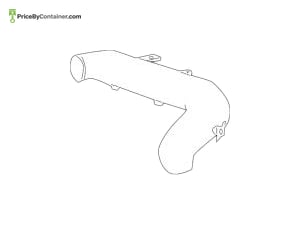 MERCEDES-BENZ 1041403812 — MERCEDES BENZ GENUINE PIPING A1041403812