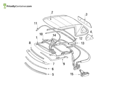 MERCEDES-BENZ 10777801118263 — MERCEDES BENZ GENUINE COVER FOLD TOP PANEL A10777801118263