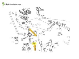 MERCEDES-BENZ 1078311394 — Mercedes-Benz Genuine Original New Hose Between Feed Line And Water Pump 1078311394 Usability : The 1078311394Hose…