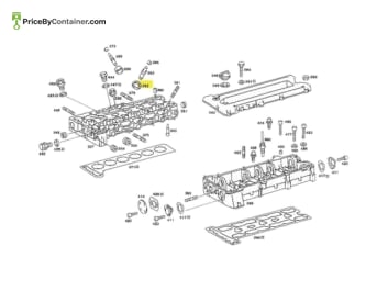 MERCEDES-BENZ 1100530731 — DESCRIPTION Mercedes-Benz Genuine Original New Valve Seat Ring Intake 1100530731