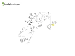 MERCEDES-BENZ 1100780181 — MERCEDES BENZ GENUINE HOSE A1100780181