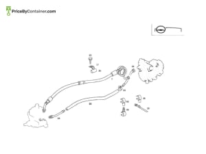 MERCEDES-BENZ 1104600624 — MERCEDES BENZ GENUINE PIPE A1104600624