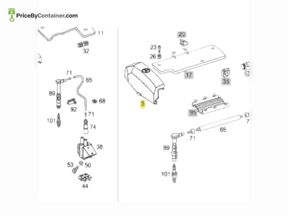 MERCEDES-BENZ 1111500066 — MERCEDES BENZ GENUINE PROTECTIVE COVER 1111500066