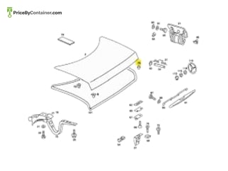 MERCEDES-BENZ 1119871540 — MERCEDES BENZ GENUINE RUBBER BUMPER A1119871540