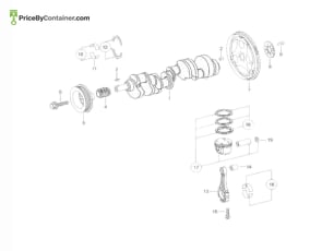 MERCEDES-BENZ 1120300140 — MERCEDES BENZ GENUINE CRANKSHAFT BEARING SET A1120300140