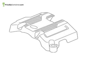 MERCEDES-BENZ 1130100567 — MERCEDES BENZ GENUINE COVER PLATE A1130100567