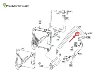 MERCEDES-BENZ 1131800982 — Mercedes-Benz Genuine HOSE 1131800982