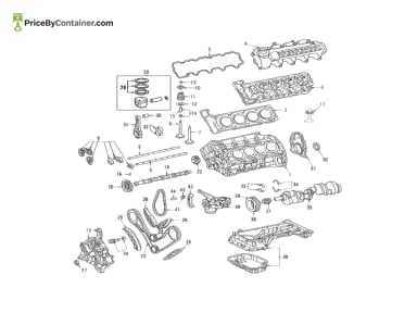 MERCEDES-BENZ 1131802501 — MERCEDES BENZ GENUINE OIL PUMP A1131802501