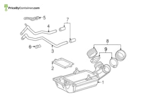 MERCEDES-BENZ 1135010364 — MERCEDES BENZ GENUINE HOSE A1135010364
