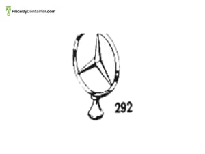 MERCEDES-BENZ 1158800288 — MERCEDES BENZ GENUINE COMPANY SIGN A1158800288