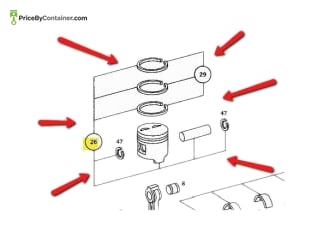 MERCEDES-BENZ 1160300418 — Mercedes-Benz Genuine Original New Hydro Pneumatic Front Right Spring Suspension 1163202613 Description The…