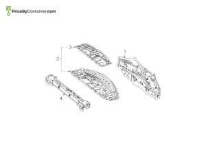 MERCEDES-BENZ 1176400700 — MERCEDES BENZ GENUINE REAR-END CENTER SECTION A1176400700