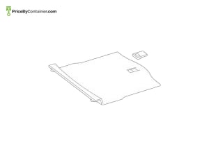 MERCEDES-BENZ 11768021019E83 — MERCEDES BENZ GENUINE LINING TRUNK FLOOR A11768021019E83